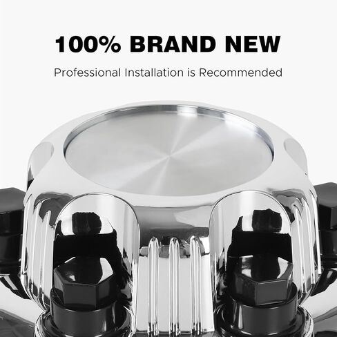 (مجموعة من 4) أغطية مركزية للعجلات من الكروم 6 عروات متوافقة مع مجموعة مختارة من الشاحنات والشاحنات مقاس 16 بوصة - استبدال 16 بوصة و17 بوصة 1999-2012 1571237 15067578 560-05129 in Kuwait