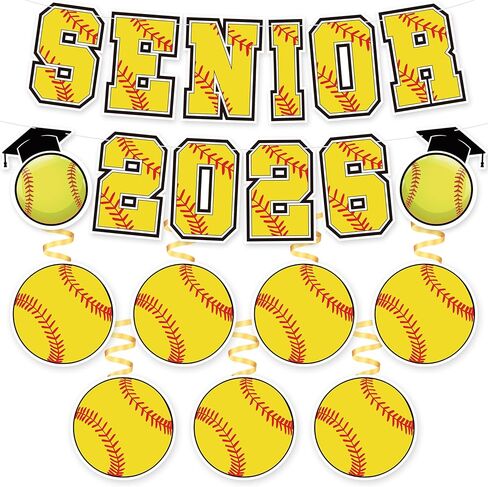 لافتة الكرة اللينة لكبار السن 2026 - لا توجد ديكورات ليلية لكبار السن من لوازم الحفلات الرياضية لهدايا لاعبي الكرة اللينة in Kuwait