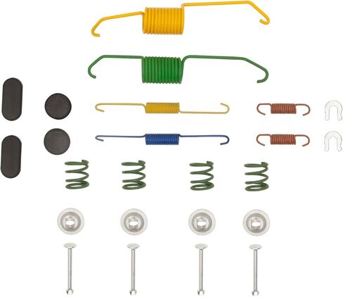 Dynamic Friction Company Rear Drum Brake Hardware Kit 370-76022| For 2006-2013 Toyota Yaris (USA/CANADA); 2014 Toyota Yaris (USA/CANADA) Rear Drum To 4/14 in Kuwait