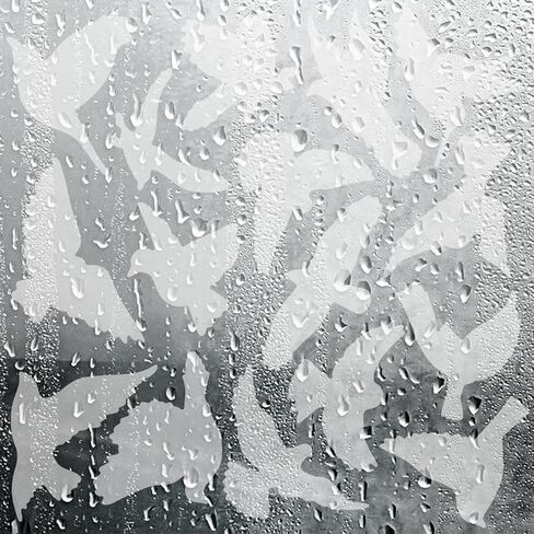 16PCS Window Decals for Bird Strikes, Anti-Collision Bird Clings for Glass Windows, Hummingbird Window Strike Prevention Stickers Films, Birds Deterrents for Outside, Glass Decorations in Kuwait