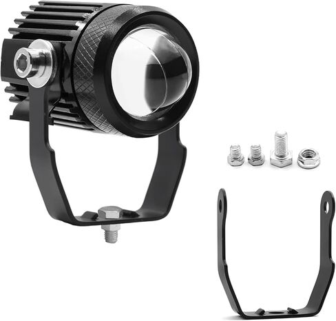 jose2015 دراجة نارية أضواء تصاعد قوس ، دراجة نارية الضباب دعامة إضاءة سهلة التركيب H5006 تصاعد بين قوسين أسود 2 قطعة in Kuwait