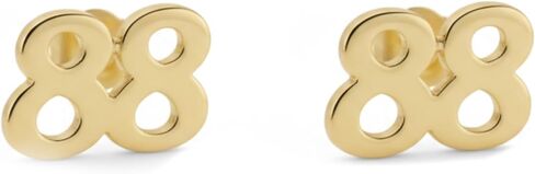 Lucky Number Earrings - Personalized Number Earrings - 14k Gold Numeral Studs - Couples Jewelry in Saudi Arabia