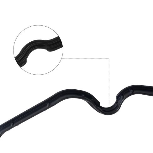 AUCERAMIC Valve Cover Gasket for 2006-2013 BMW 128i 323i 328i 328xi 528i 528xi X3 X5 Z3 Z4 2.5L 3.0L [ Engine Code: N52B25, N52B30 ] Replace OE# VS50859R, 11127582245 in Saudi Arabia