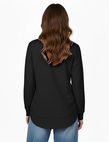 Sweatshirt for Women Fleece Long Sleeve Crewneck Sweatshirt in Saudi Arabia