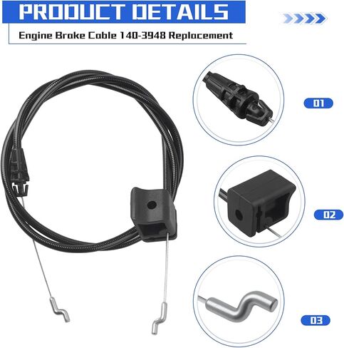 استبدال كابل فرامل المحرك 140-3948، متوافق مع موديلات تورو 21770، 21442، 21445 in Kuwait