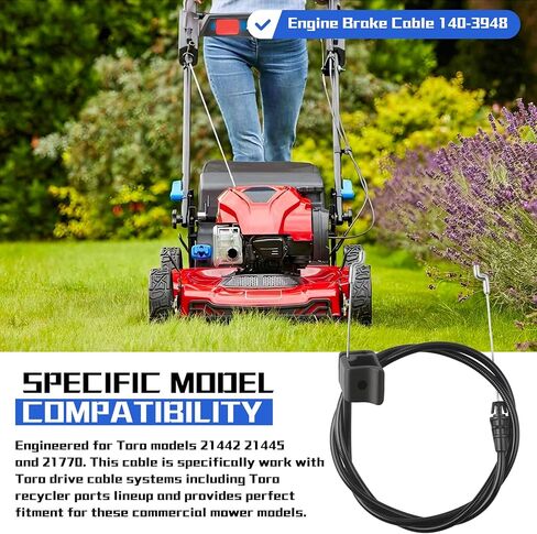 استبدال كابل فرامل المحرك 140-3948، متوافق مع موديلات تورو 21770، 21442، 21445 in Kuwait