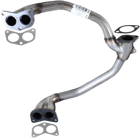 Exhaust Front Y-Pipe Compatible for 1998-2005 Subaru Impreza 2.5L | 1996-2005 Legacy 2.5L | 1998-2005 Forester 2.5L | 2000-2005 Outback 2.5L | Northeastern Exhaust | Includes Gaskets in Saudi Arabia