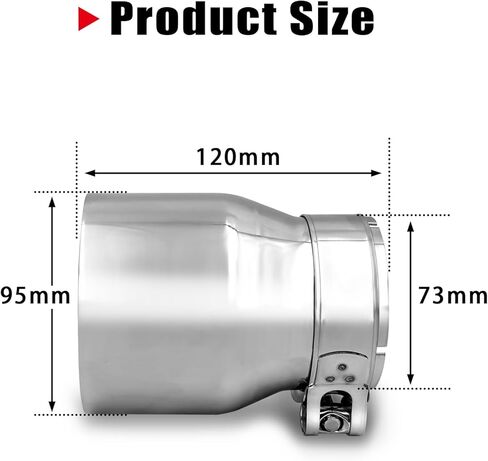 4-Pack Stainless Steel Exhaust Tips for BMW F87 M2 F80 M3 F82 F83 M4 F10 M5 F12 F13 F06 M6 Stock Exhaust Tailpipe Tip (2011-2021) in Saudi Arabia