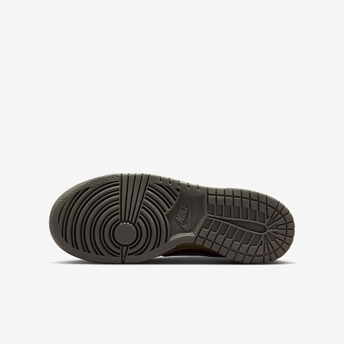 Nike Dunk Low Big Kids' Shoes (Cargo Khaki/Sequoia/University Red) in Saudi Arabia