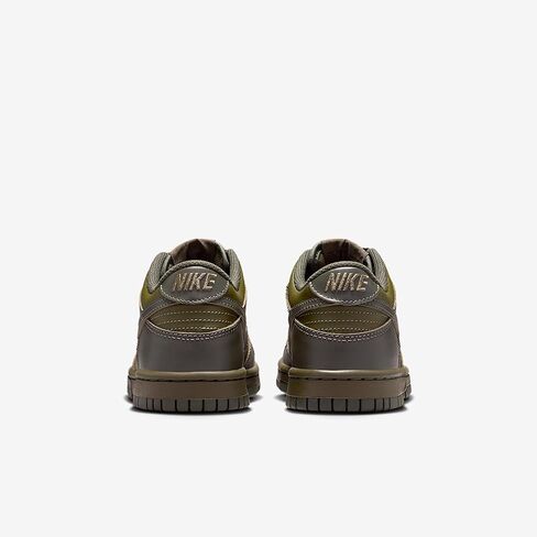 Nike Dunk Low Big Kids' Shoes (Cargo Khaki/Sequoia/University Red) in Saudi Arabia