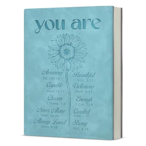 Christian Journal Notebook Bible Verse You Are Amazing Scripture Religious Writing Notebook Gifts-Blue in Saudi Arabia