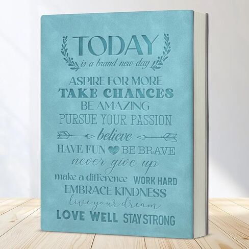 Inspirational Notebook Today ls a New Day Motivational Journal Daily Affirmations Gift for Friends Coworkers in Saudi Arabia