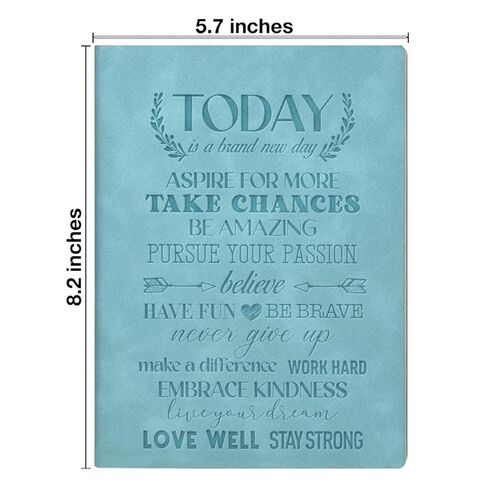 Inspirational Notebook Today ls a New Day Motivational Journal Daily Affirmations Gift for Friends Coworkers in Saudi Arabia