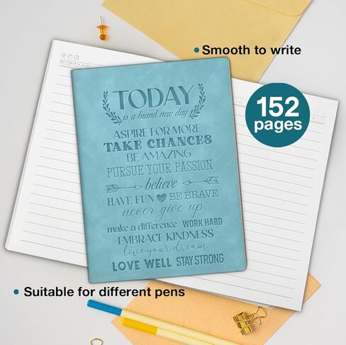 Inspirational Notebook Today ls a New Day Motivational Journal Daily Affirmations Gift for Friends Coworkers in Saudi Arabia