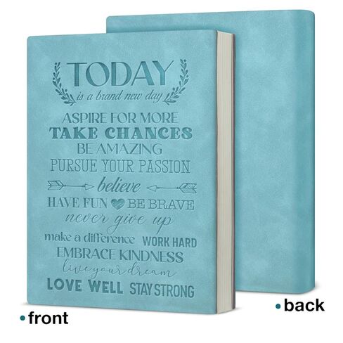 Inspirational Notebook Today ls a New Day Motivational Journal Daily Affirmations Gift for Friends Coworkers in Saudi Arabia