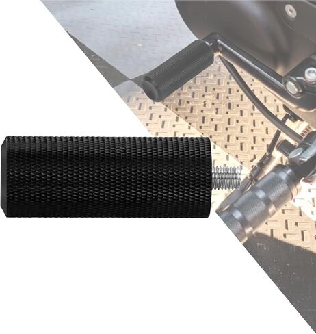 HDBUBALUS Aluminum Shifter Peg Anti Skid Knurled Shift Peg Fit for Harley Sportster Touring Dyna Softail Chopper Bobber Black in Kuwait