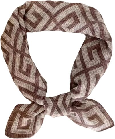 Alexis Leroy 27.5x27.5 Inch Women's Elegant Medium Square Scarf Silk-Like Satin Head Wrap Bandana & Neck Scarf in Saudi Arabia