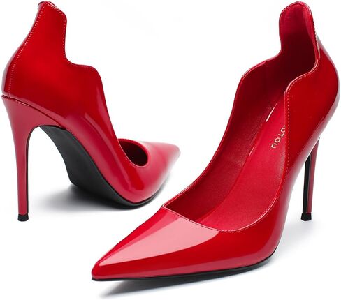 Unisex Men's Women's Pointed Toe High Heels 4.9" Stiletto Pumps Dress Party Shoes in Saudi Arabia