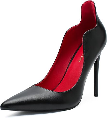 Unisex Men's Women's Pointed Toe High Heels 4.9" Stiletto Pumps Dress Party Shoes in Saudi Arabia