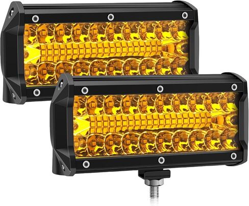 Erato 7 Inch Led Light Bar 240W 24000LM Spot Flood Combo Beam Offroad Fog Driving Work Light Pods for Truck Car UTV SUV ATV Boat IP68 Waterproof White in Saudi Arabia