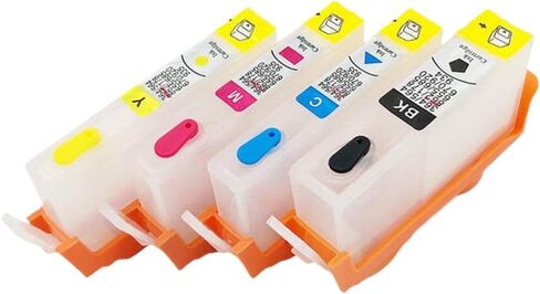 655 خراطيش حبر قابلة لإعادة الملء مع شريحة ARC دائمة متوافقة مع نماذج الطابعة Deskjet Ink Advantag 3525 4525 4615 4625 5525 6520 in Saudi Arabia
