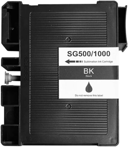 Sublimation Ink Cartridge with Chip Plug and Play Compatible with Printer Models SG500 SG1000 for Part Number SG500 SG1000(2SET) in Saudi Arabia