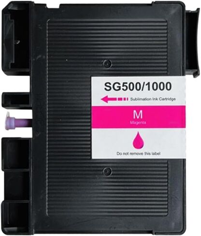 Sublimation Ink Cartridge with Chip Plug and Play Compatible with Printer Models SG500 SG1000 for Part Number SG500 SG1000(2SET) in Saudi Arabia