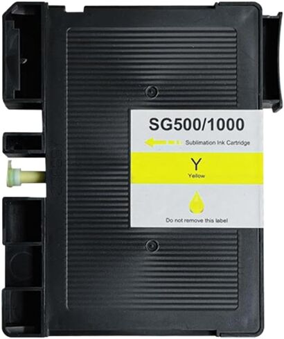 Sublimation Ink Cartridge with Chip Plug and Play Compatible with Printer Models SG500 SG1000 for Part Number SG500 SG1000(2SET) in Saudi Arabia