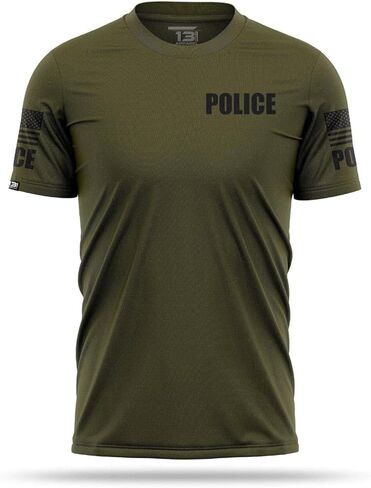 Police Men’s Performance Duty Shirt, Lightweight Breathable Stretch Uniform, Moisture-Wicking, Durable Fit in Saudi Arabia