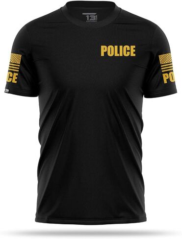 Police Men’s Performance Duty Shirt, Lightweight Breathable Stretch Uniform, Moisture-Wicking, Durable Fit in Saudi Arabia