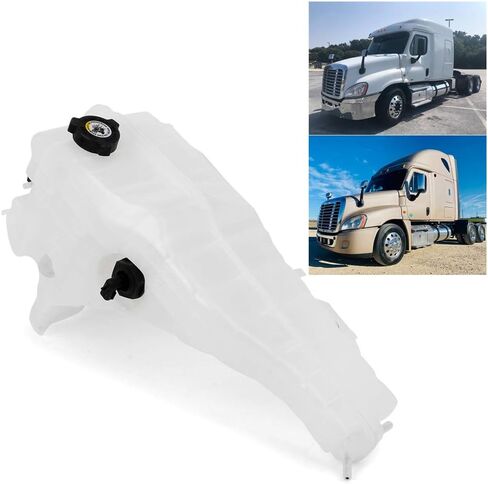 ثلاثة T لFreightliner Cascadia Reservoir زجاجة خزان شديدة التحمل من أجل Cascadia Columbia Century، خزان مياه مضغوط مع مستشعر غطاء 603-5203، A0525263005 in Saudi Arabia
