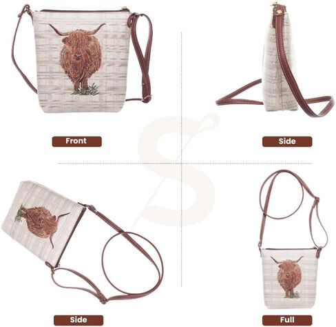 Signare Tapestry Small Crossbody Bag Sling Bag for Women (SLING-) in Saudi Arabia
