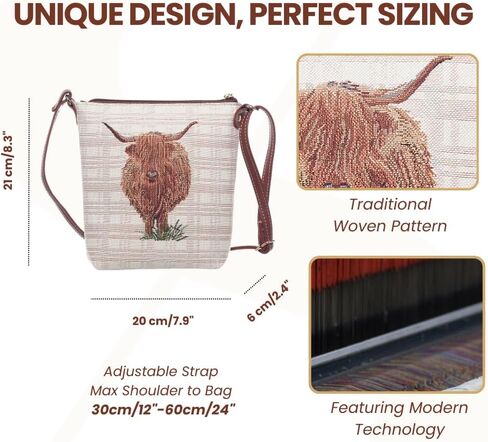 Signare Tapestry Small Crossbody Bag Sling Bag for Women (SLING-) in Saudi Arabia