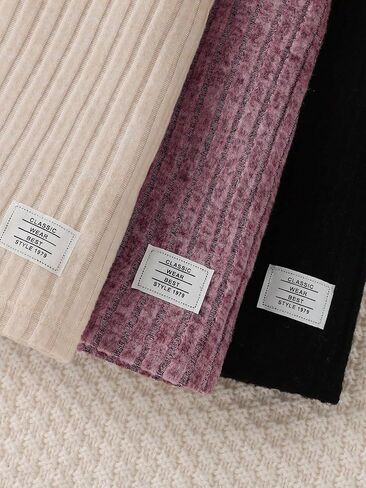 Girls Sweater Dresses 3 Packs Long Sleeve Kid Ribbed Knit Casual Dress Pullover Solid Fall Winter Dress for 8-12Y in Kuwait