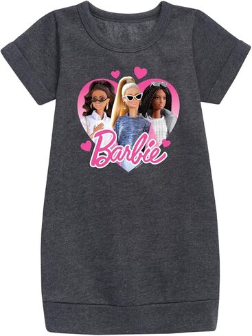 Barbie - Valentine's Day - Boss Babe Girls Group - Toddler & Youth Girls Fleece Dress in Saudi Arabia