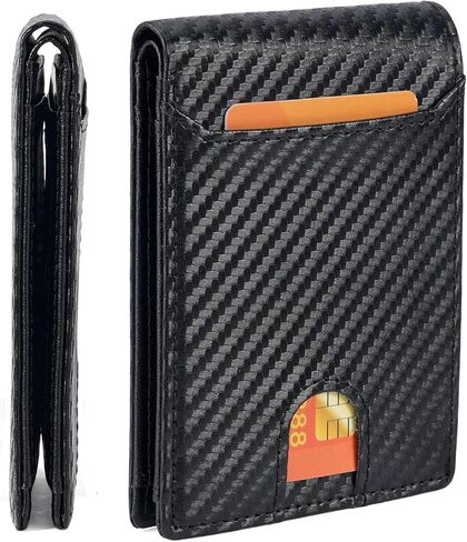 محفظة FALAN MULE رفيعة للرجال محفظة جلدية بجيب أمامي بسيط للرجال in Kuwait