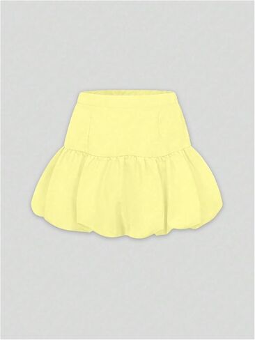 تنورة قصيرة للسيدات من MakeMeChic بخصر مطاطي على شكل حرف A للصيف Y2K، تنانير قصيرة in Kuwait