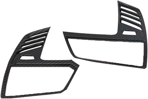 حافة فتحة التهوية الأمامية للوحة القيادة لسيارة BMW X5 G05 (2019-2022) من RichVibe - غطاء منفذ داخلي من ألياف الكربون، زوج مع دعم، متوافق مع LHD in Kuwait