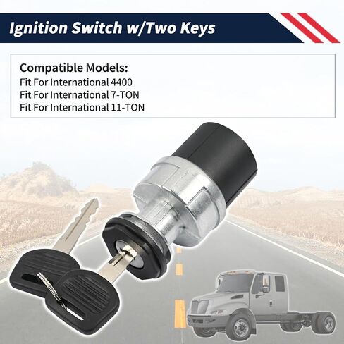 مفتاح الإشعال بمفتاحين متوافق مع International 4400 7-TON 11-TON استبدال 3545580C2 3545580C1 3545-580-C KG27057 4201104 in Saudi Arabia
