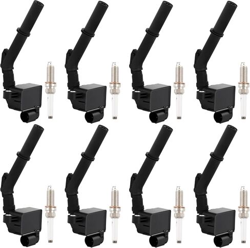مجموعة من 6 ملف إشعال UF741 وقابس شرارة متوافق مع مرسيدس بنز C300 C350 CL63 E300 E350 E400 GLK350 S600 S63 SLK350(3.5L 5.5L 6.0L) 2011-2016. استبدال UF-741، 2769060501، 2769063700 in Saudi Arabia