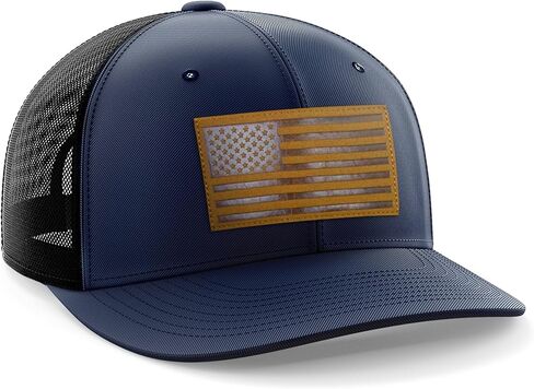 Tactical Pro Supply Leather Flag Patch Snapbacks Hat for Men and Women in Kuwait