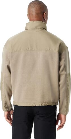 BASS OUTDOOR mens Convertible Hoodie Pullover Sweater With 1/4 Zip Front, Elbow Patches and Side Zip Pockets Standard in Saudi Arabia