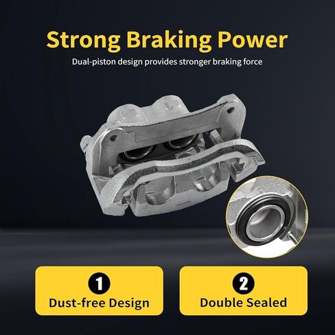 Front Right Brake Caliper Fit for Toyota Sienna 2011-2020, Highlander 2010-2019, for Lexus RX350 2010-2015 19-B6275 19B6275 in Saudi Arabia