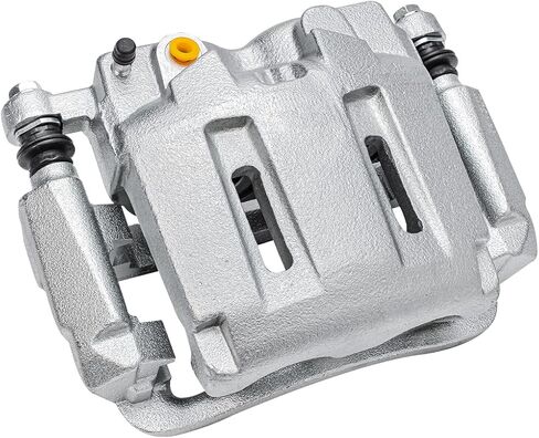 Detroit Axle - Front Brake Kit for 05-12 Ford F-250 Super Duty, 05-07 F-350 Super Duty, Disc Brake Calipers Ceramic Brake Pads 2005 2006 2007 Replacement in Saudi Arabia