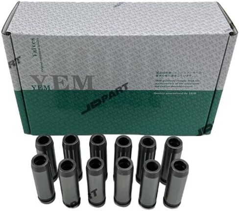 12 PCS 6D15 Intake and Exhaust Valve Guide Suitable For Mitsubishi Diesel Engine Parts Stock Complete in Saudi Arabia