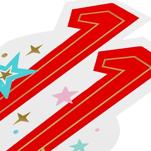 American Greetings Starry Red 11th Birthday Card for Kids, Happy Birthday Card for 11-Year-Old Boys or Girls (Eleven is Awesome) in Saudi Arabia