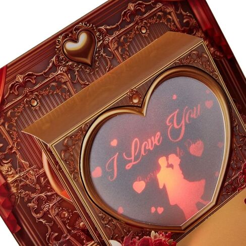 Projection 3D Pop Up Card with Music & Lights, Romantic Birthday or Anniversary Greeting Card for Wife or Girlfriend, Luxury Love Keepsake for Valentine’s Day in Saudi Arabia