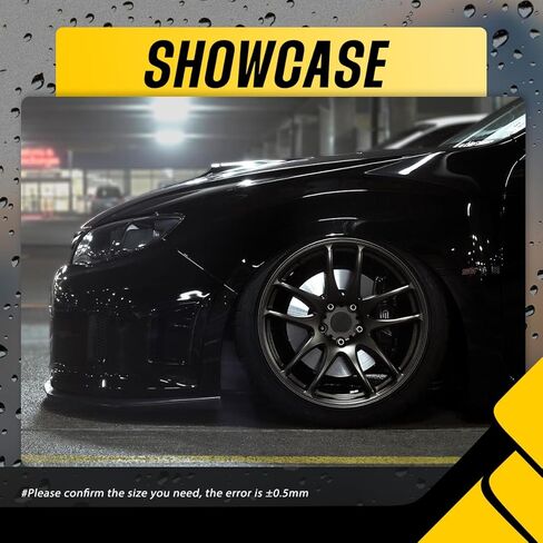 4 قطع أغطية مركز العجلة لـ F150 Focus Mustang حافة العجلة الخارجية 65 مم (2.56 بوصة) الداخلية 59 مم (2.32 بوصة) قبعات المحور الأسود، استبدال 2M5V-1A096 in Kuwait