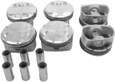 Piston Rings Set With Pins Compression Ratio 10.7 To 1 11257558528 11257559434 Compatible With E90 E60 E83 128i 328i 528i X1 N52 3.0L Engines in Kuwait