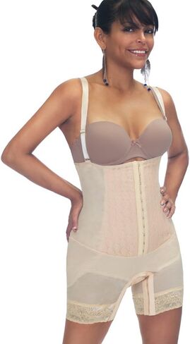 Ardyss Body Fashion High Waist Long Leg Panty Girdle Style 48 (Beige;32) in Saudi Arabia